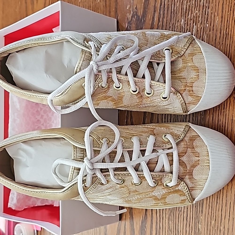Coach Zorra Ikat Op Art tennis shoes